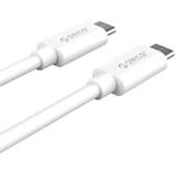 Orico Cablu de date CTC100M-10-WH, USB-C - USB-C, 1m, White