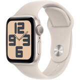 Smartwatch Apple Watch SE GPS 40mm Starlight Aluminium Case with Starlight Sport Band - S/M
