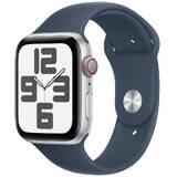 Smartwatch Apple Watch SE GPS + Cellular 44mm Silver Aluminium Case with Storm Blue Sport Band - M/L
