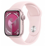 Smartwatch Apple Watch Series 9 GPS 45mm Pink Aluminium Case with Light Pink Sport Band - S/M
