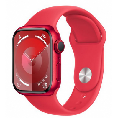 Smartwatch Apple Watch Series 9 GPS 41mm (PRODUCT)RED Aluminium Case with (PRODUCT)RED Sport Band - S/M