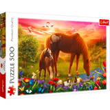 Puzzle Trefl 500 Piese Horses in the meadow