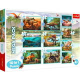 Puzzle Trefl 10in1 Meet all the dinozaurs 90390