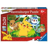 Puzzle Ravensburger 2x24 Piese Pokemon
