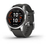 Smartwatch Garmin Fenix 7S Pro Solar (20mm) graphit/Otel Inoxidabil