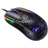 Mouse Cherry Xtrfy MZ1 Zy's Rail Gaming Maus, RGB - Negru