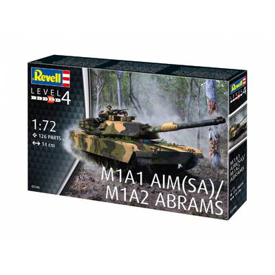 Figurina Revell M1A2 Abrams 1/72