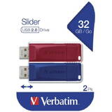 Memorie USB VERBATIM 2 X 32GB USB 2.0 SLIDER, 49327