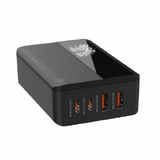 Serioux Incarcator retea QC100WGAN, 2x USB-C, 2x USB, 100W, Black