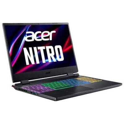 Laptop Acer Gaming 16'' Nitro 16 AN16-41, WUXGA IPS 165Hz, Procesor AMD Ryzen 7 7735HS (16M Cache, up to 4.75 GHz), 16GB DDR5, 512GB SSD, GeForce RTX 4050 6GB, No OS, Black