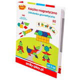 Magnetic board puzzle book