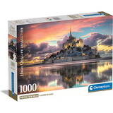 Puzzle Clementoni 1000 elements Compact Le Magnifique Mont Saint-Michel