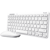 Kit Periferice TRUST Lyra Wireless, Keyboard &amp; Mouse, White