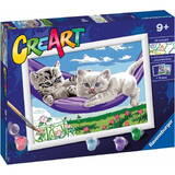 Picture CreArt Serie D Classic - Kittens in a hammock
