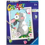 Jucarie Educativa Ravensburger CreArt coloring book for children, Beautiful bunny