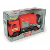 Middle Truck Garbage truck red 38 cm in box