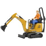 Micro excavator JCB 8010 CTS with figure