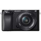 Sony Aparat foto Mirrorless  Alpha A6100, 24.2MP, 4K, Negru + Obiectiv 16-50mm