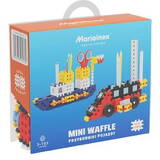 Jucarie Marioinex Construction blocks Mini Waffle - Vehicle toolboxes 140 elements
