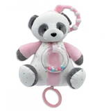 Jucarie Muzicala TULILO Panda pink 18 cm