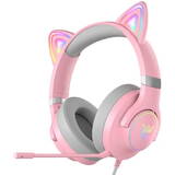 Casti Onikuma Wireless X30 cat-ear pink