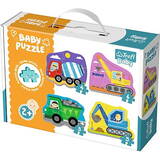 Puzzle Trefl Baby Classic vehicles on the construction