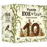 Puzzle Nasza księgarnia Year in the forest. We count animals