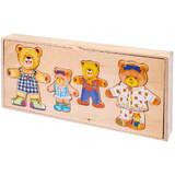 Puzzle Smily Play Wooden puzzle, 4 Teddy bears
