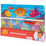 Puzzle Smily Play Wooden puzzle, Fishing, magnet