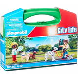 Set Jucarii PLAYMOBIL Set City Life 70530 Walk with Dogs