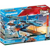 Set Jucarii PLAYMOBIL Figures set Stunt Show 70831 Air Stunt Show Phoenix Biplane