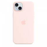 Husa GSM Apple Silicone with MagSafe for iPhone 15 Plus - light pink