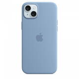 Silicone with MagSafe for iPhone 15 Plus - winter blue