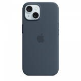 Silicone with MagSafe for iPhone 15 - storm blue