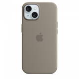 Husa GSM Apple Silicone with MagSafe for iPhone 15 - clay