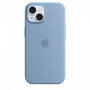 Husa GSM Apple Silicone with MagSafe for iPhone 15 - winter blue
