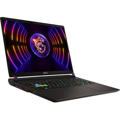 Laptop MSI Gaming 16'' Vector GP68HX 13VH, QHD+ 240Hz, Procesor Intel Core i9-13950HX (36M Cache, up to 5.50 GHz), 32GB DDR5, 1TB SSD, GeForce RTX 4080 12GB, Win 11 Home, Cosmos Gray