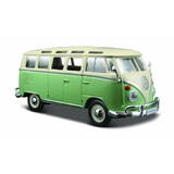 Compozit Maisto Volkswagen Van Samba green-beige