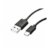 Cablu de date GP-TOU021RFABW, USB - USB-C, 1.5m, bulk, Black