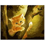 Jucarie Creativa Norimpex Diamond Mosaic - Cat on a Tree