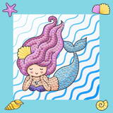 Jucarie Creativa Dante Set Diamond Dotz - Mermaid dreams