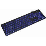 Tastatura Gembird KB-UML3-02 backlight multimedia (3-color), black, US layout