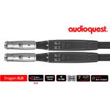 AudioQuest Cablu audio 2XLR - 2XLR  DRAGON, 0.75m, Level 7 noise Dissipation with Graphene, Solid PSS+, DBS X