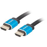 LANBERG Cablu HDMI v2.0 PREMIUM, 1 m, 4K@60Hz Certificat, CA-HDMI-P20CU-0010-BK