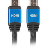 LANBERG Cablu 3 m HDMI2.0 premium cu mufe metalice, 4K@60Hz, CA-HDMI-20CU-0030-BL