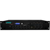 DSPPA Amplificator 120W cu mixer MP310U, 6 zone, USB/SD/Tuner/Bluetooth, 4Mic si 3AUX, 100V & 4-16 Ohmi