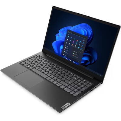 Laptop Lenovo 15.6'' V15 G4 IRU, FHD IPS, Procesor Intel Core i7-1355U (12M Cache, up to 5.00 GHz), 16GB DDR4, 512GB SSD, Intel Iris Xe, No OS, Business Black