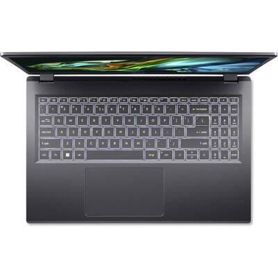 Laptop Acer 15.6'' Aspire 5 A515-58M, FHD IPS, Procesor Intel Core i7-1355U (12M Cache, up to 5.00 GHz), 16GB DDR5, 512GB SSD, Intel Iris Xe, No OS, Steel Grey