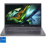 Laptop Acer 15.6'' Aspire 5 A515-58M, FHD IPS, Procesor Intel Core i7-1355U (12M Cache, up to 5.00 GHz), 16GB DDR5, 512GB SSD, Intel Iris Xe, No OS, Steel Grey