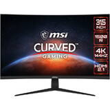 Monitor MSI Gaming G321CU Curbat 31.5 inch UHD VA 1 ms 144 Hz USB-C HDR FreeSync Premium